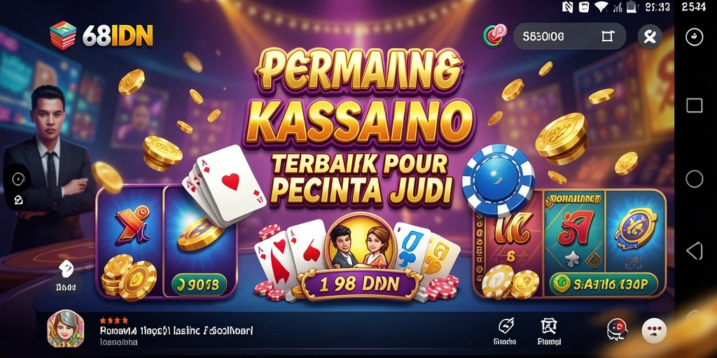 Tampilan memukau dari gameplay Kasino 68IDN.