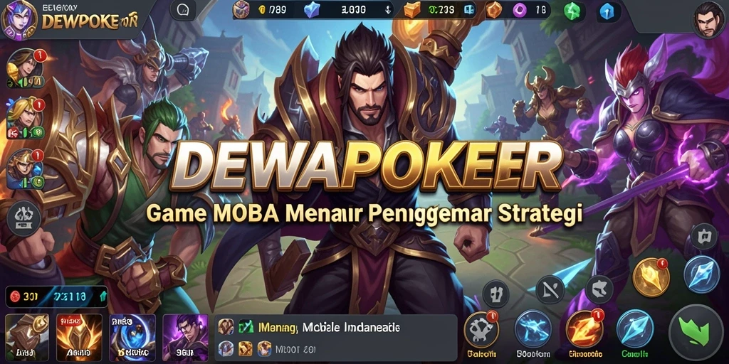 Tampilan fantastis dari gameplay DEWAPOKER yang seru.