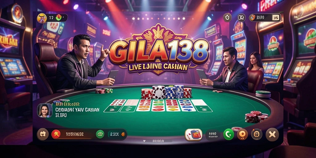 Tampilan gameplay GILA138 dengan dealer langsung yang menghibur dan mengasyikkan.