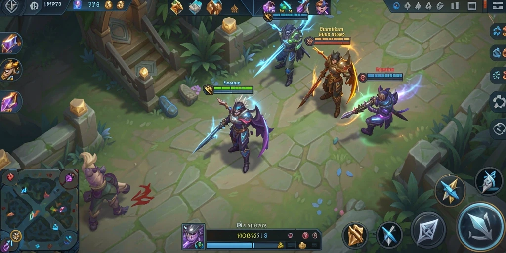 Tampilan gameplay seru dan mendalam dari MPO76.
