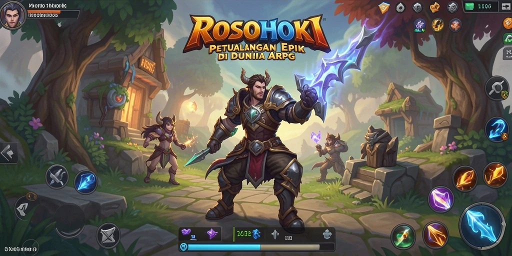 Screenshot dari gameplay ARPG yang menampilkan aksi pertarungan seru.