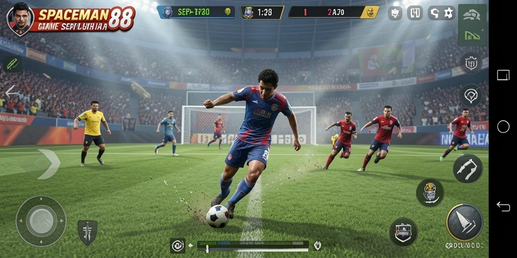 Gameplay seru di SPACEMAN88 dengan aksi sepak bola yang memukau.
